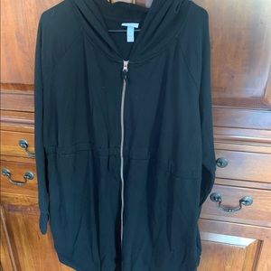 Maternity zip up jacket